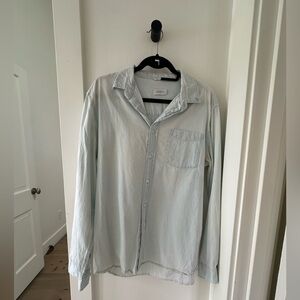 Saturdays NYC Light Chambray Button Down